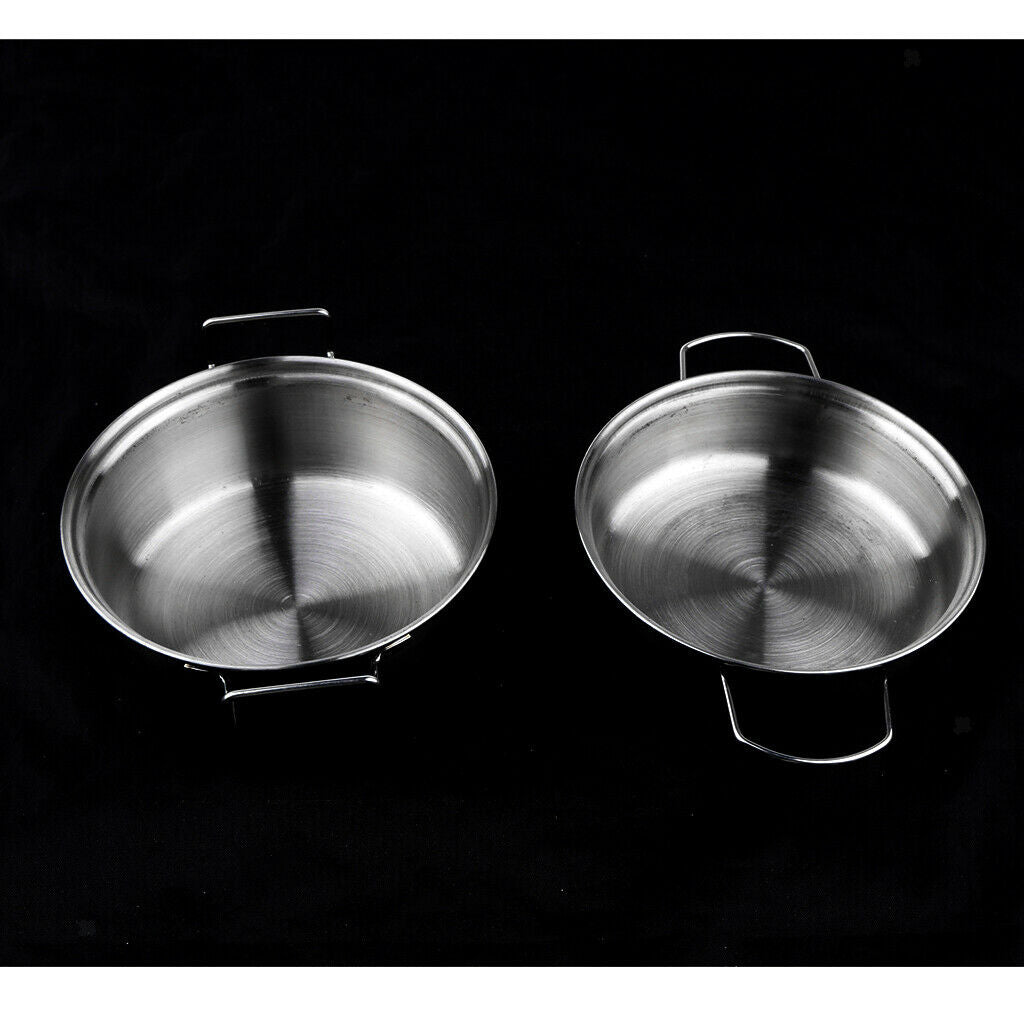 12pcs Simulation Kids Kitchen Cookware Pans Pots Utensils Role Play Toys C