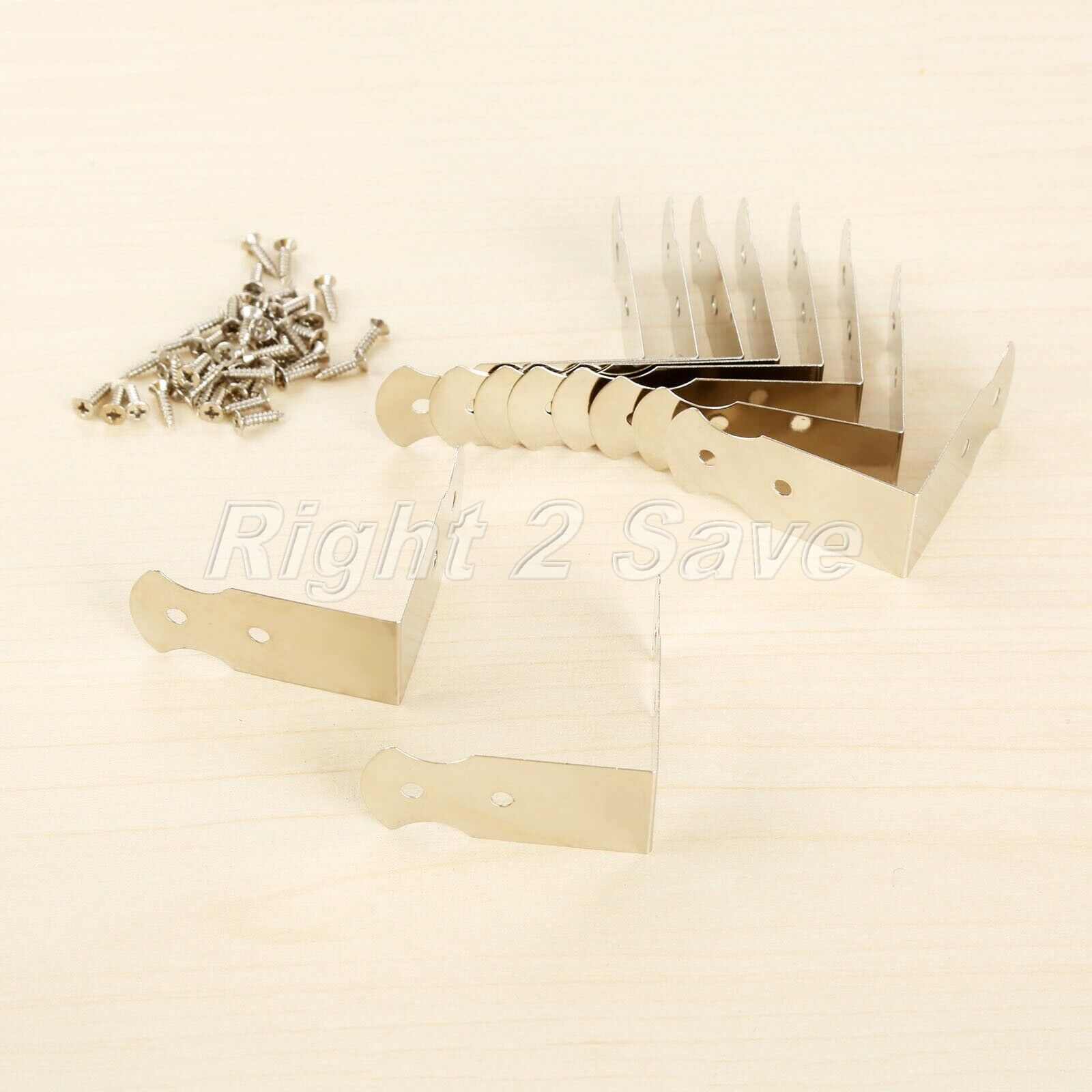 42*18mm Decorative Table Wood Chest Box Edge Cover Corner Guard Protectors 10pcs