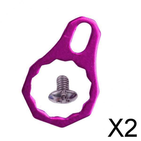 2X Baitcasting Reels Plate Baitcasting Tackle DIY Fishing Accessory Purple