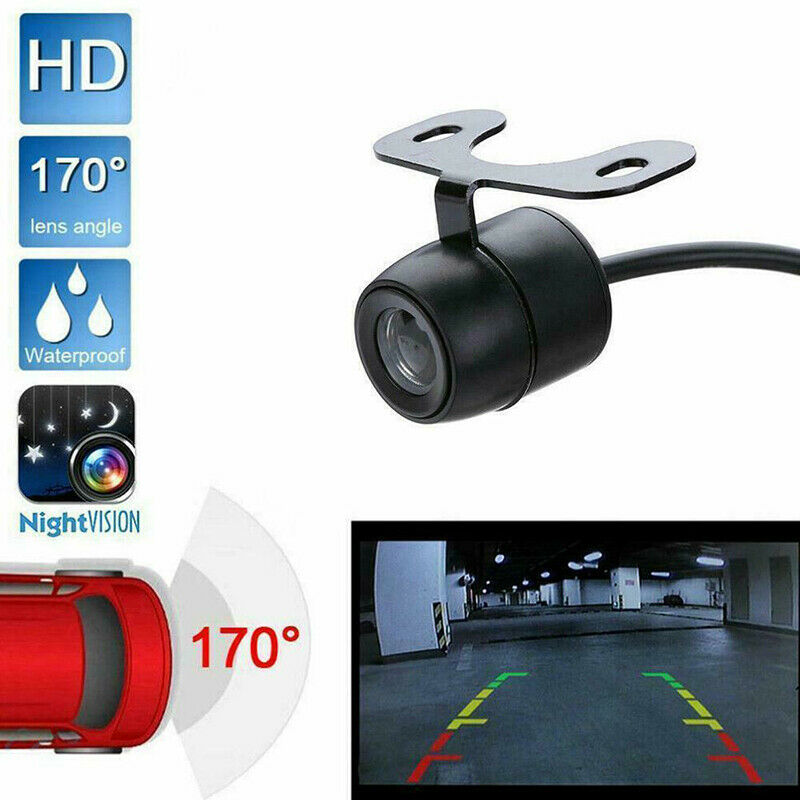 170° CMOS Mini Color Reverse Backup Car Front Rear View Camera Kit Night VisBDA
