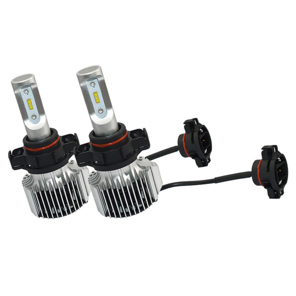 2 Pieces 5202 5201 LED Fog Light Bulbs Conversion Kit - 6000K Pure White