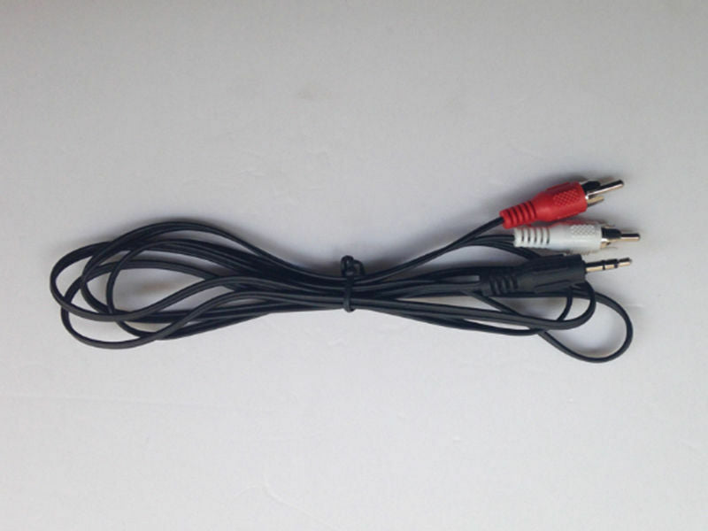 Long 3.5Mm Aux Audio Output Auxiliary Cable Cord To Rca Mp3 Hic.l8