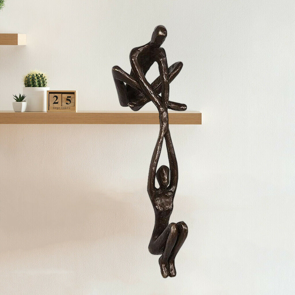People Art Sculpture Decorative Statue Photo Props Cabinet Desktop Artwork