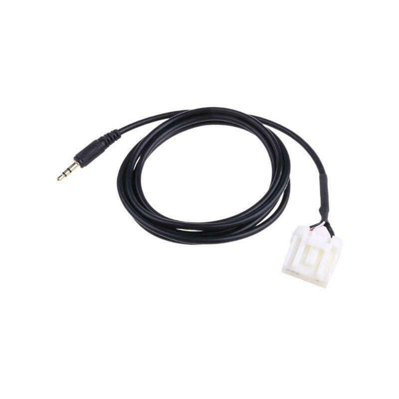 3.5mm Mini Jack AUX Audio Player Earphone Input Cable Adapter For Mazda 2 3 5 6