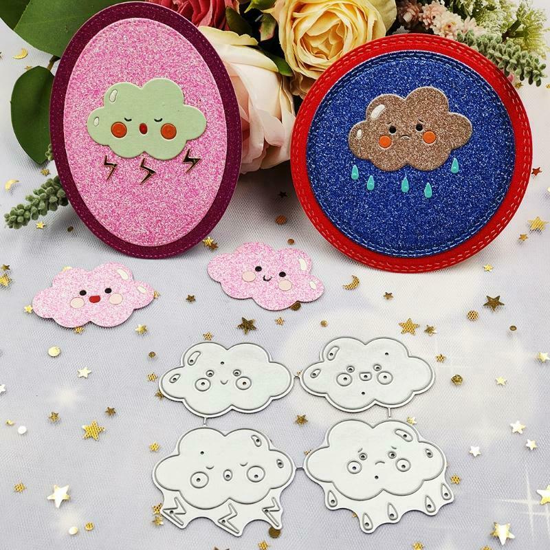 Clouds Metal Cutting Dies Stencil Scrapbooking DIY Album Stamp Paper Card Mold