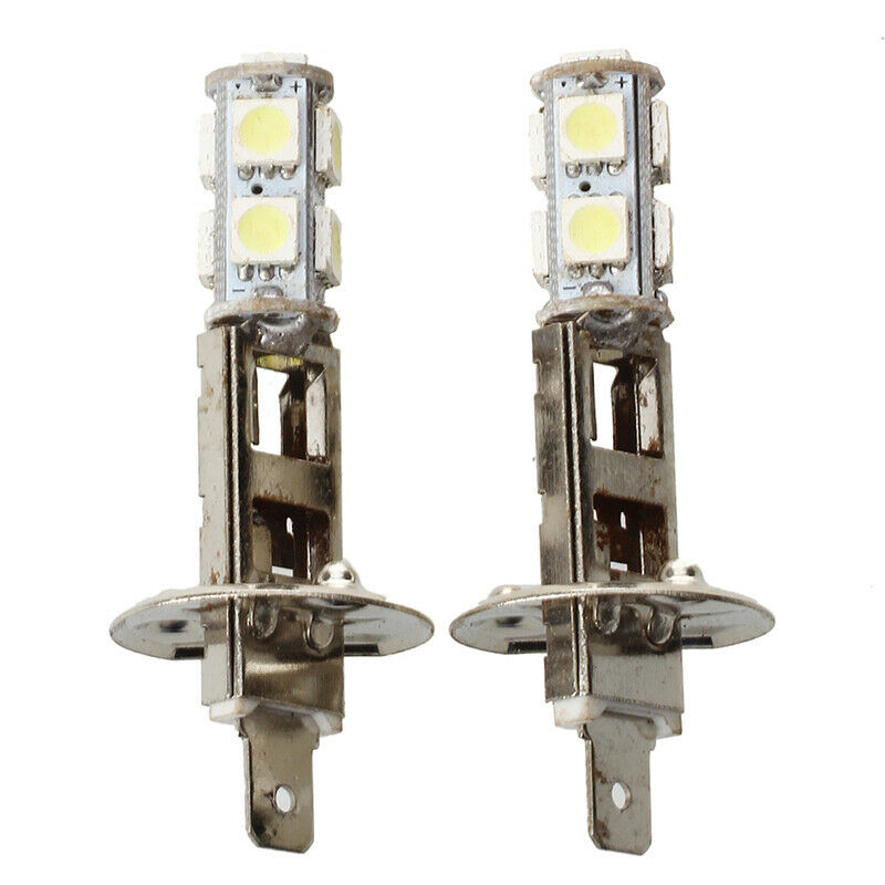 2 PCS H1 9 SMD LED Spot Fog Lamp Car Bulb Light 12V 1.2W L8Y9Y9