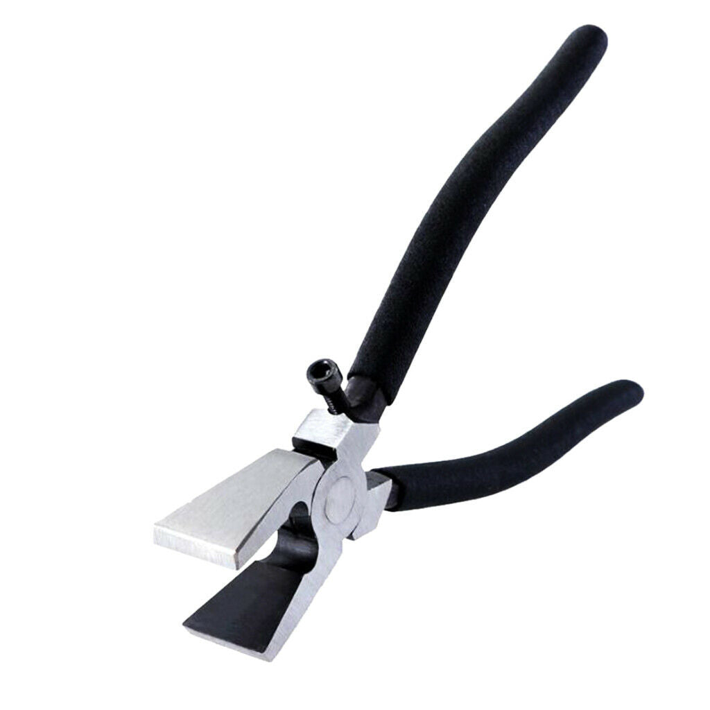 8Inch Breaking Glass Tool Rubber Tips Running Pliers Grozing Pliers