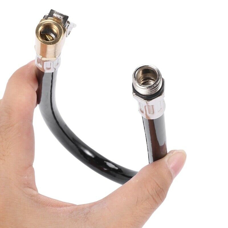 Car Truck 1/2" Male Thread Rubber Inflating Hose Air Tire Inflator 16.3" Q3U2U2
