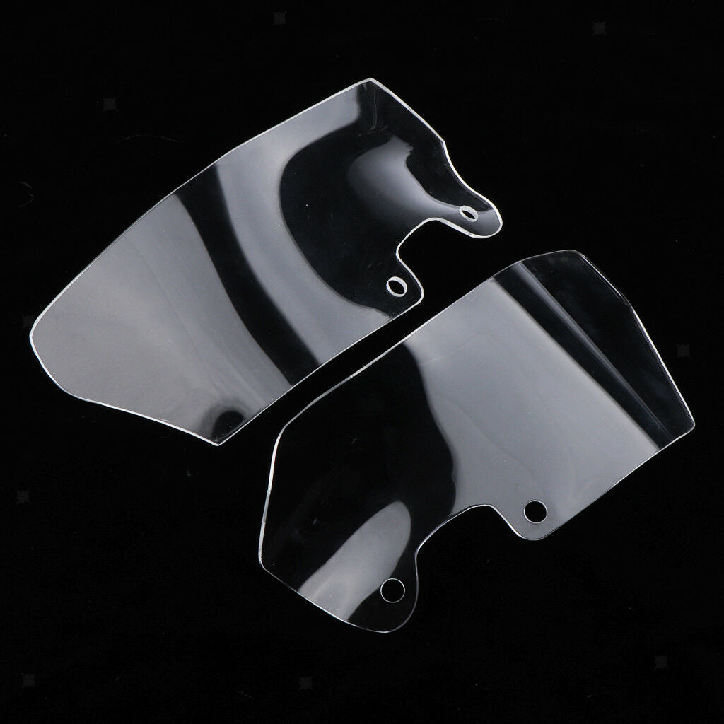 1 Pair Motorcycle Windshield Air Wind Deflectors for BMW R1200GS Clear