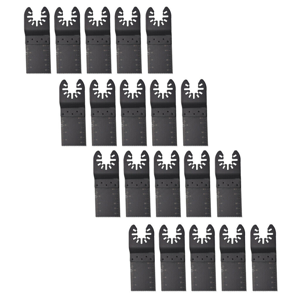 20Pcs Universal Oscillating Saw Blade Wood Cutting Renovator Tool Accs 34mm