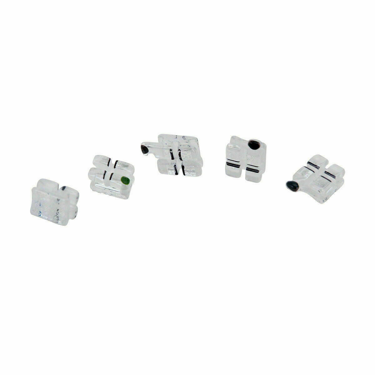 Dental Ceramic Bracket Monocrystalline Sapphire Roth.018. Slot345 Hooks ABSOLUTE
