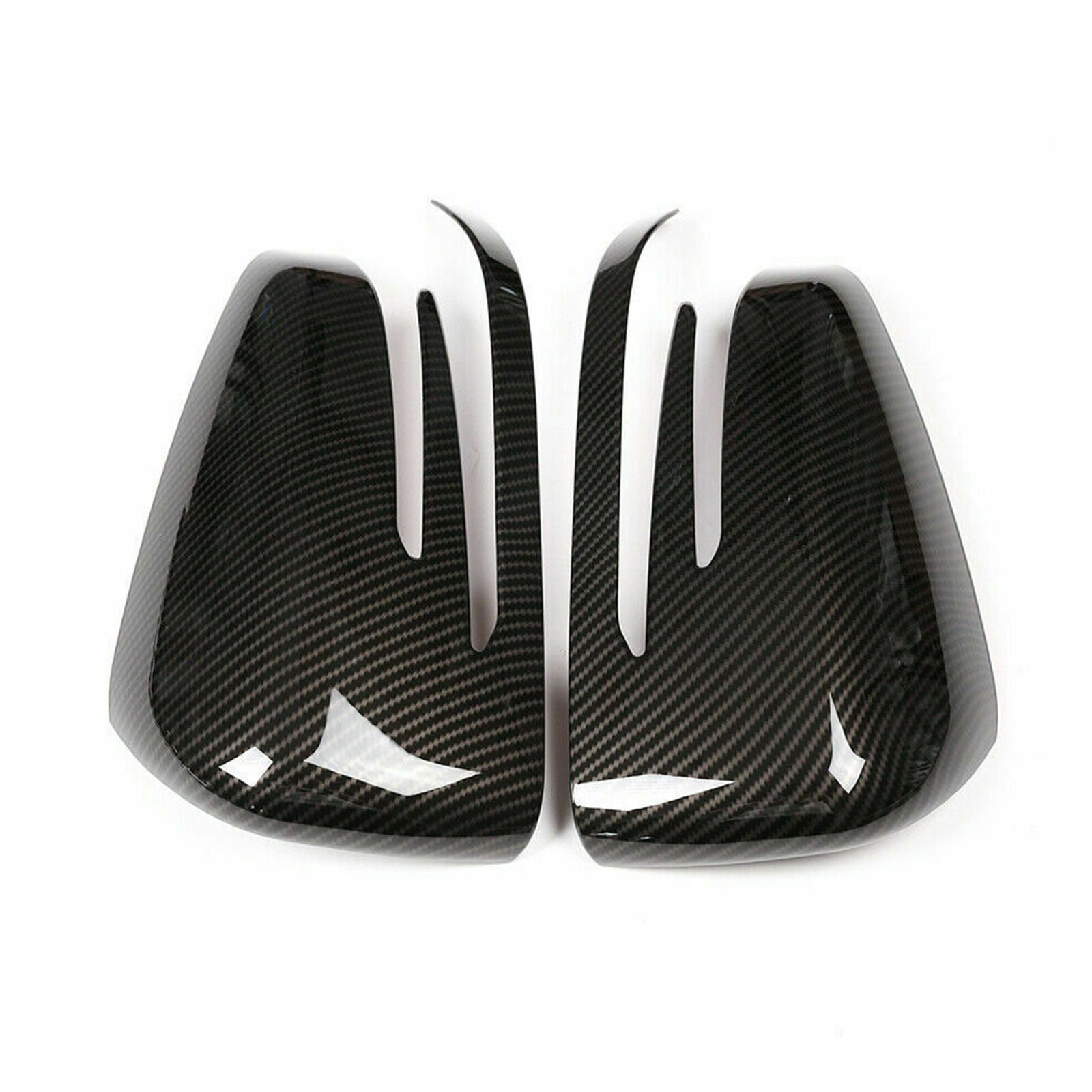 Carbon Fiber Black For Benz A B C E S CLA GLA CLS GLK Rearview Mirror Cover Cap