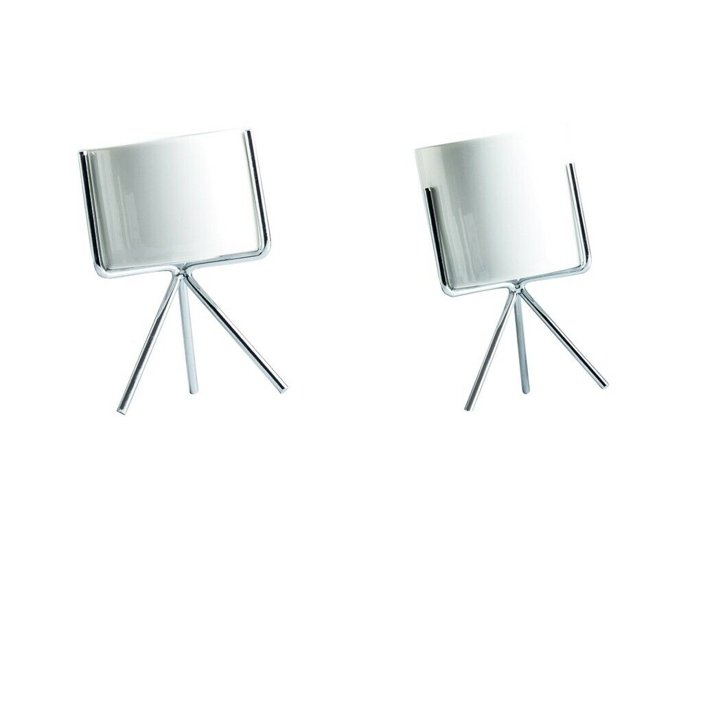 2Pcs Plant Stand Metal Flower Holder Pot Garden Decoration Display Wrought Iron