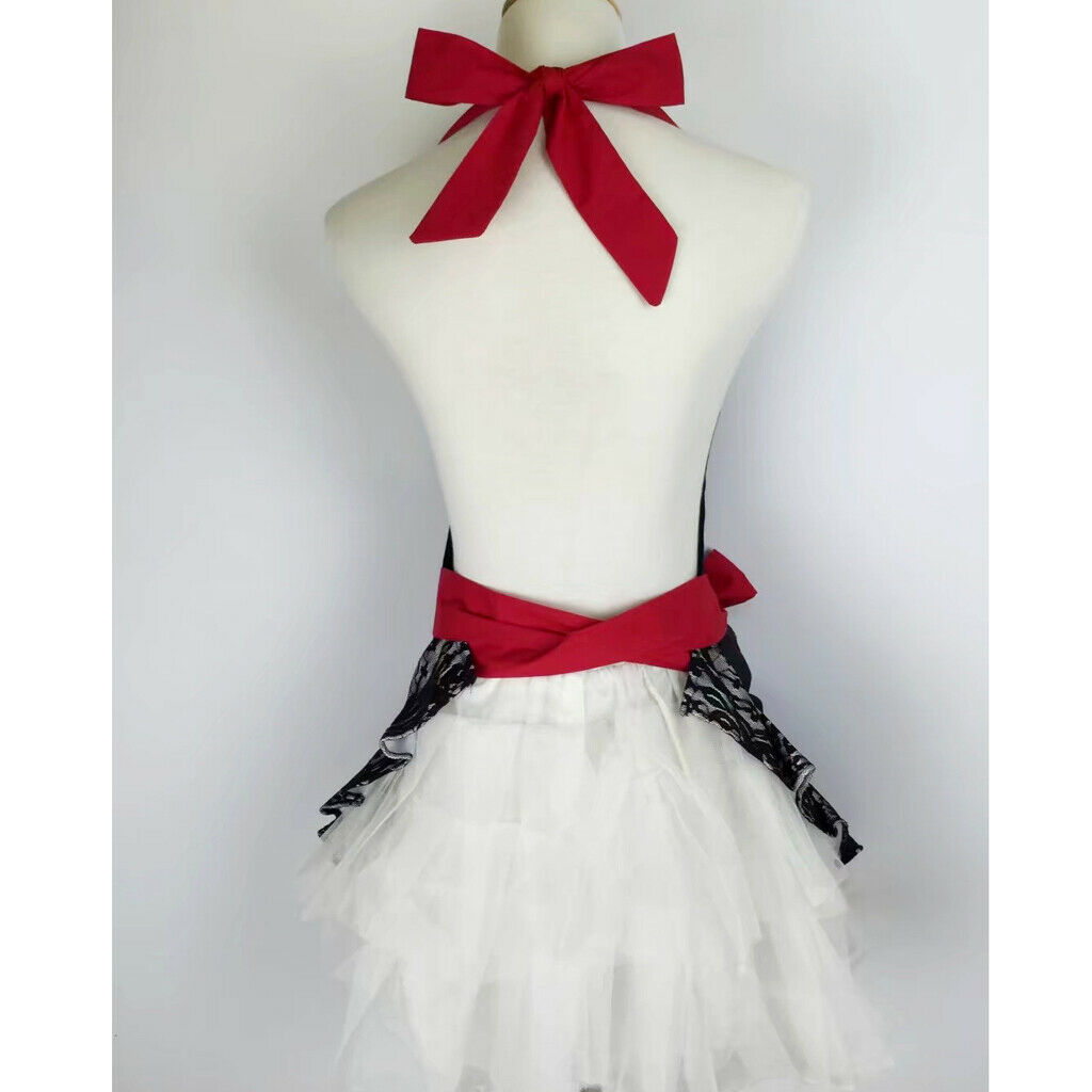 Cotton Apron Pretty Kitchen BBQ Party Christmas Gift Bowknot
