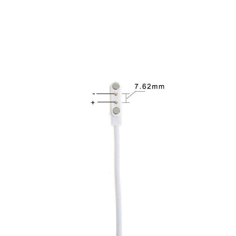 Magnetic USB Charging 2 Pins Distances 7.62mm Power Supply Cable For Smart Watch