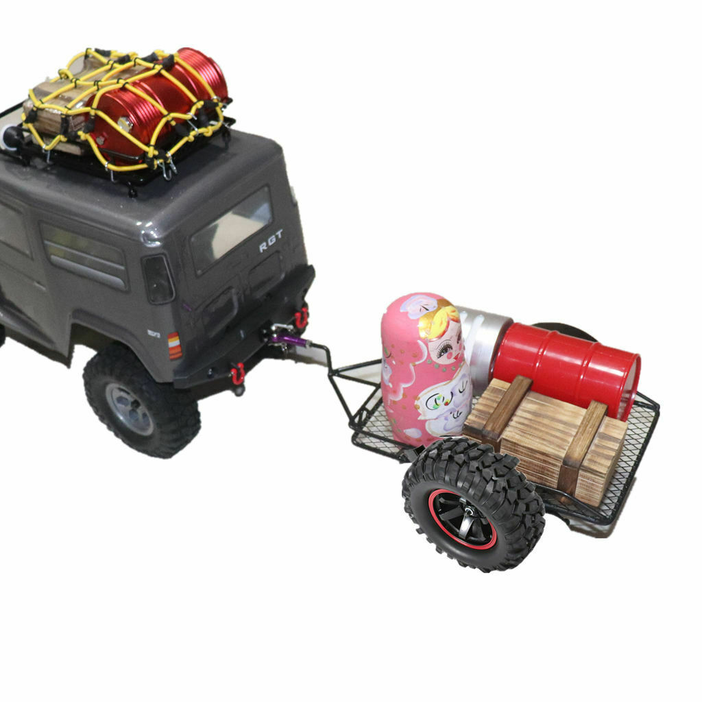 RC Trailer Car for 1/10 HSP Redcat RC4WD Tamiya D90 HPI RC Rock Crawler