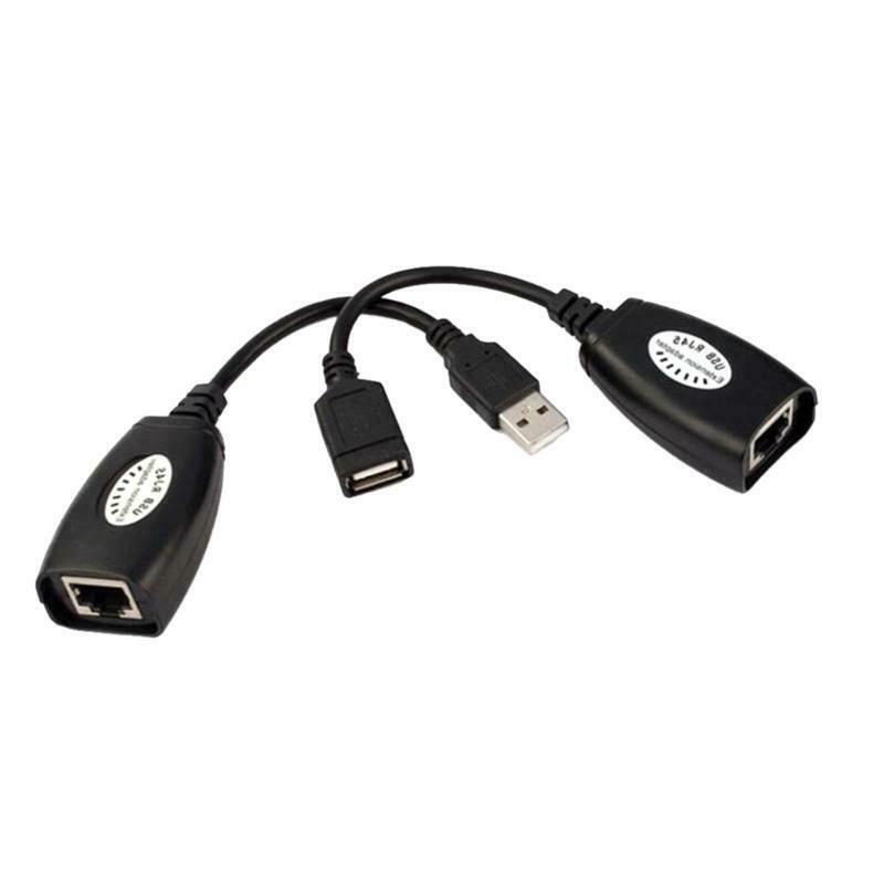 USB2.0 to Rj45 Ethernet Wire Extension Adapter Signal Extender Amplifier