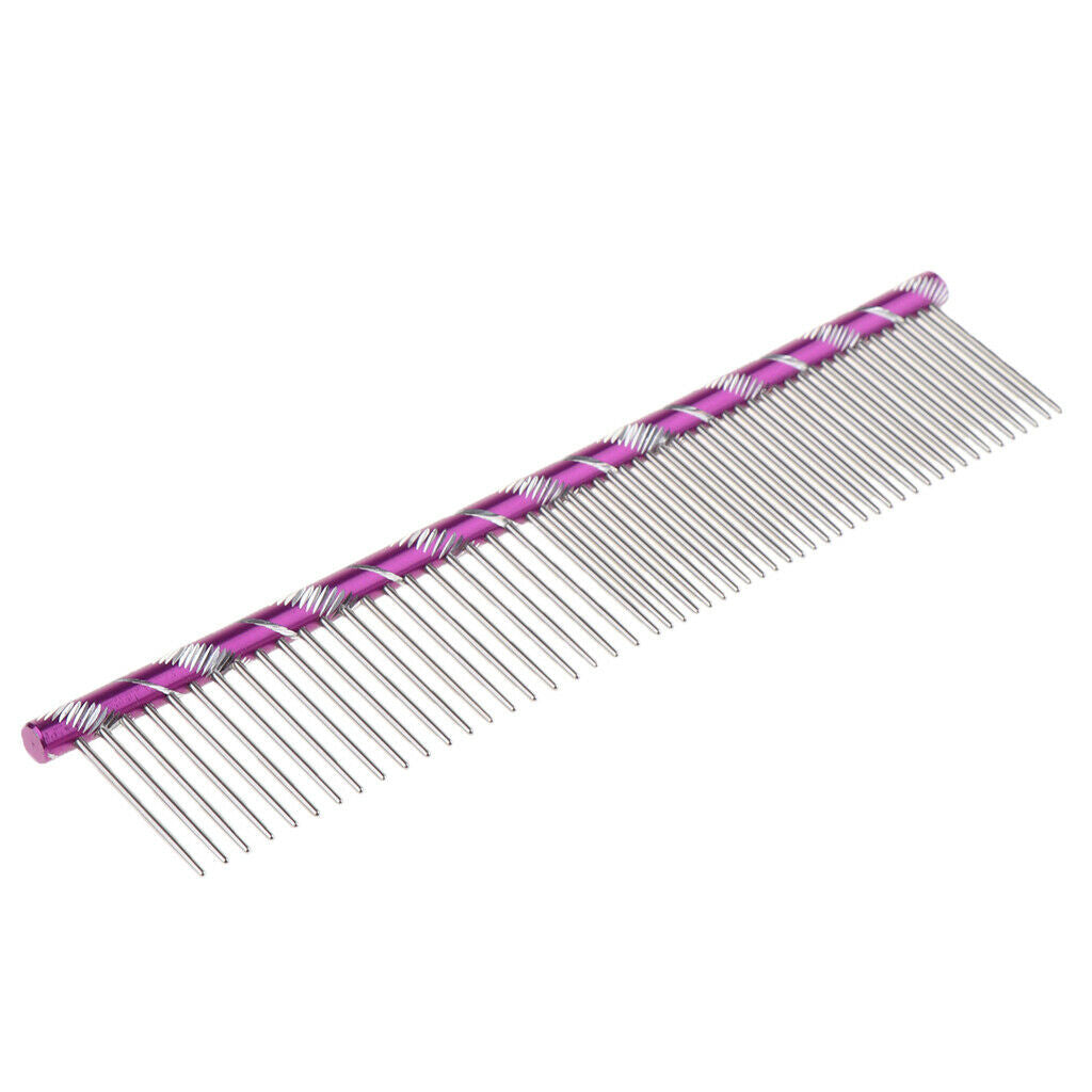 Stainless steel Animal pet hair comb Pet hair grooming tools Essential Props