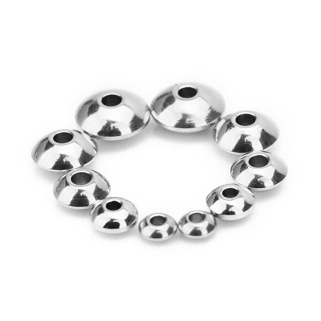 50Pcs UFO Spacer Beads Jewelry Bead Charm Spacers  Beads for Jewelry Making DIY