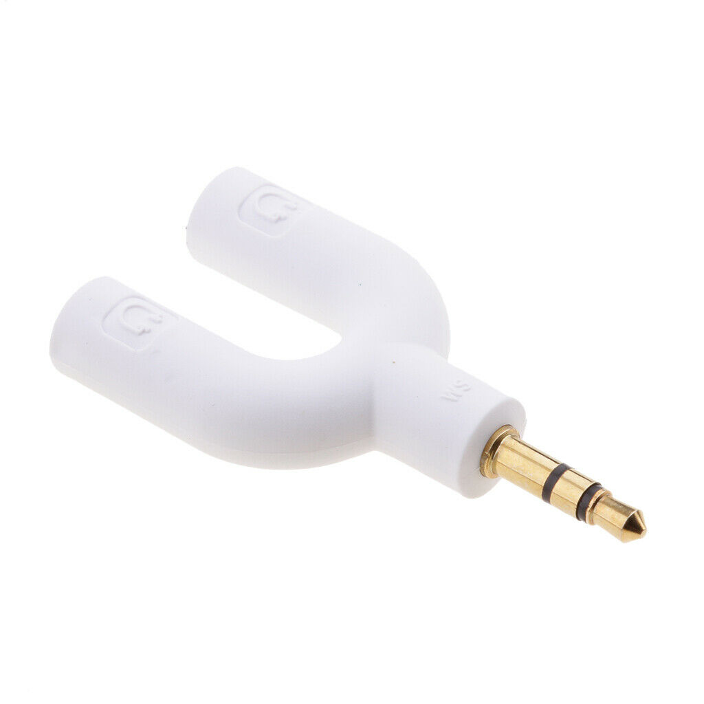 3.5 Mm Stereo Audio Earphone Splitter Adapter And 3.5 Mm Plug USB Socket