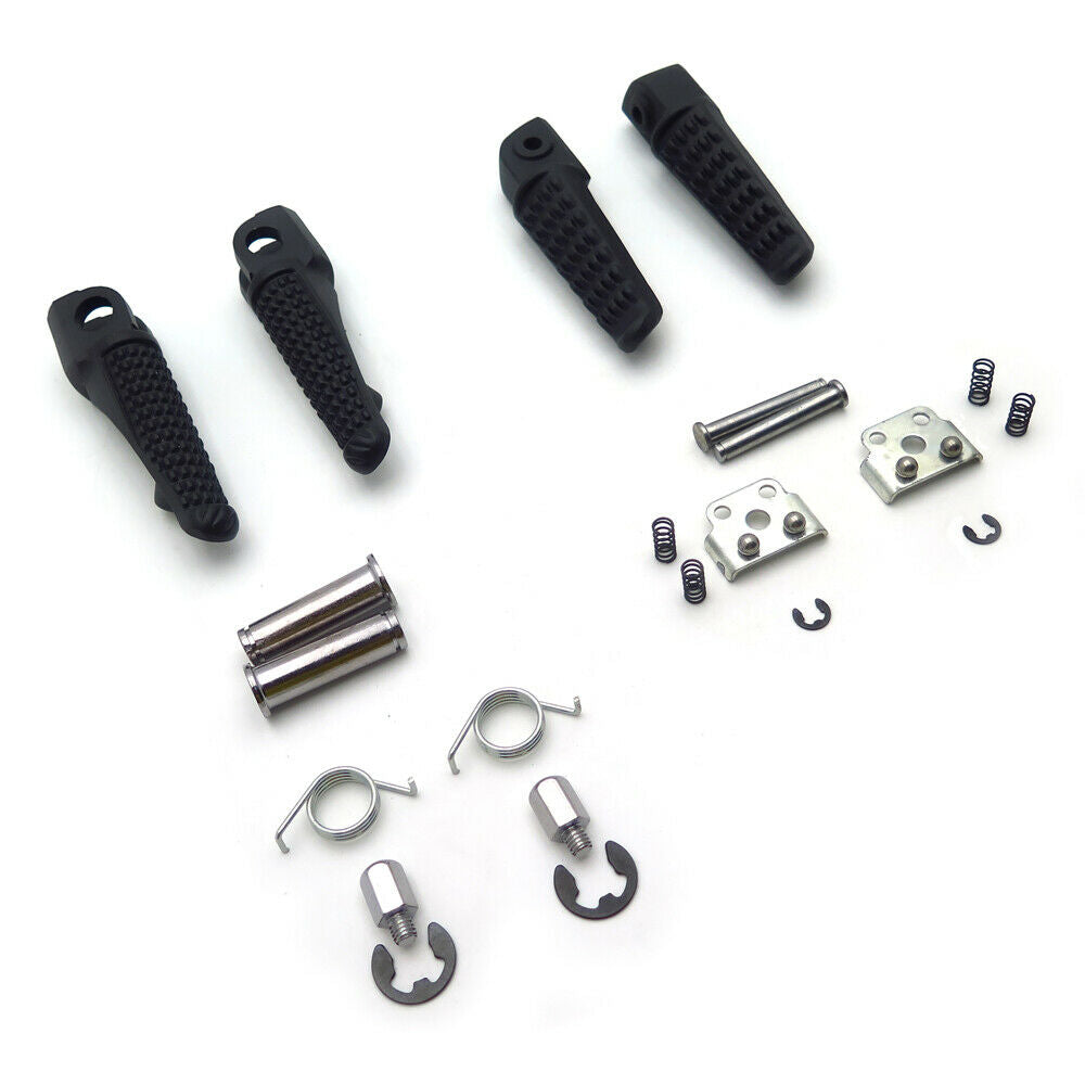 Front Rear FootPegs FOR Kawasaki ZX10R 04-11 ZX6R 03-11