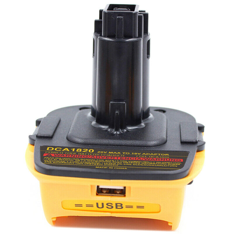 4X(for Dca1820 18V USB Adapter Work with Dewalt Max Xr Dcb200 Dcb201 Dcb203Y4O3)