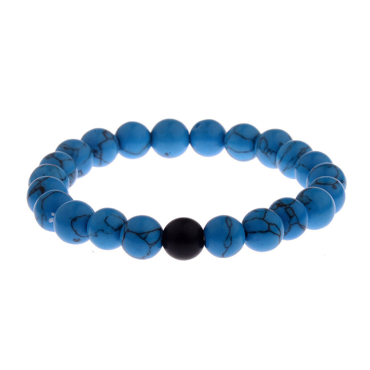 Couple His & Hers Distance Bracelet Lava Bead Matching YinYang Jewelry Fashion