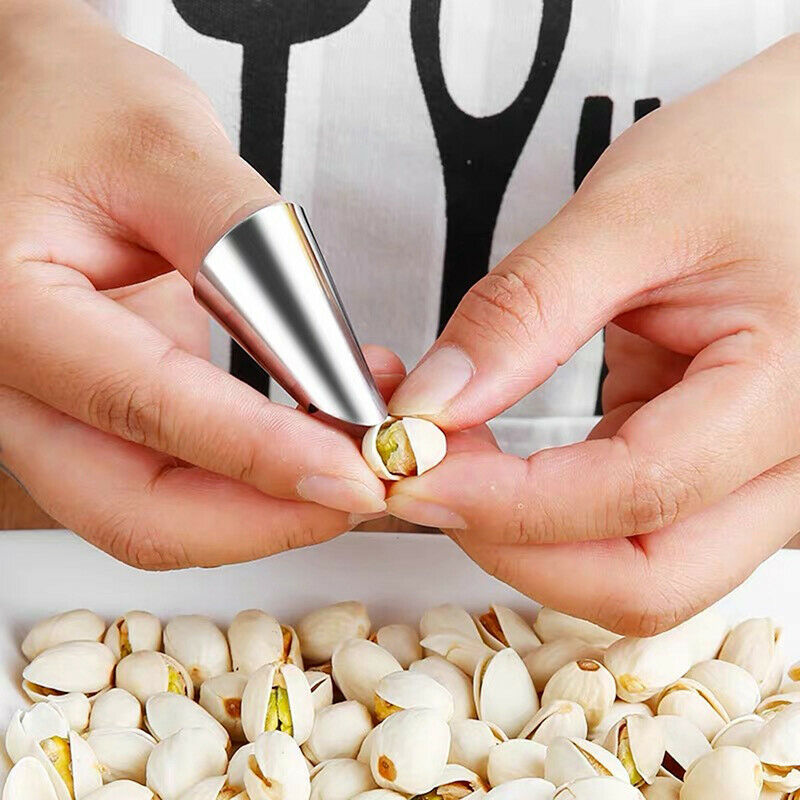 Peeling Artifact Iron Nail Pistachio Peeling Tool Anti-cutting FingerProt.l8