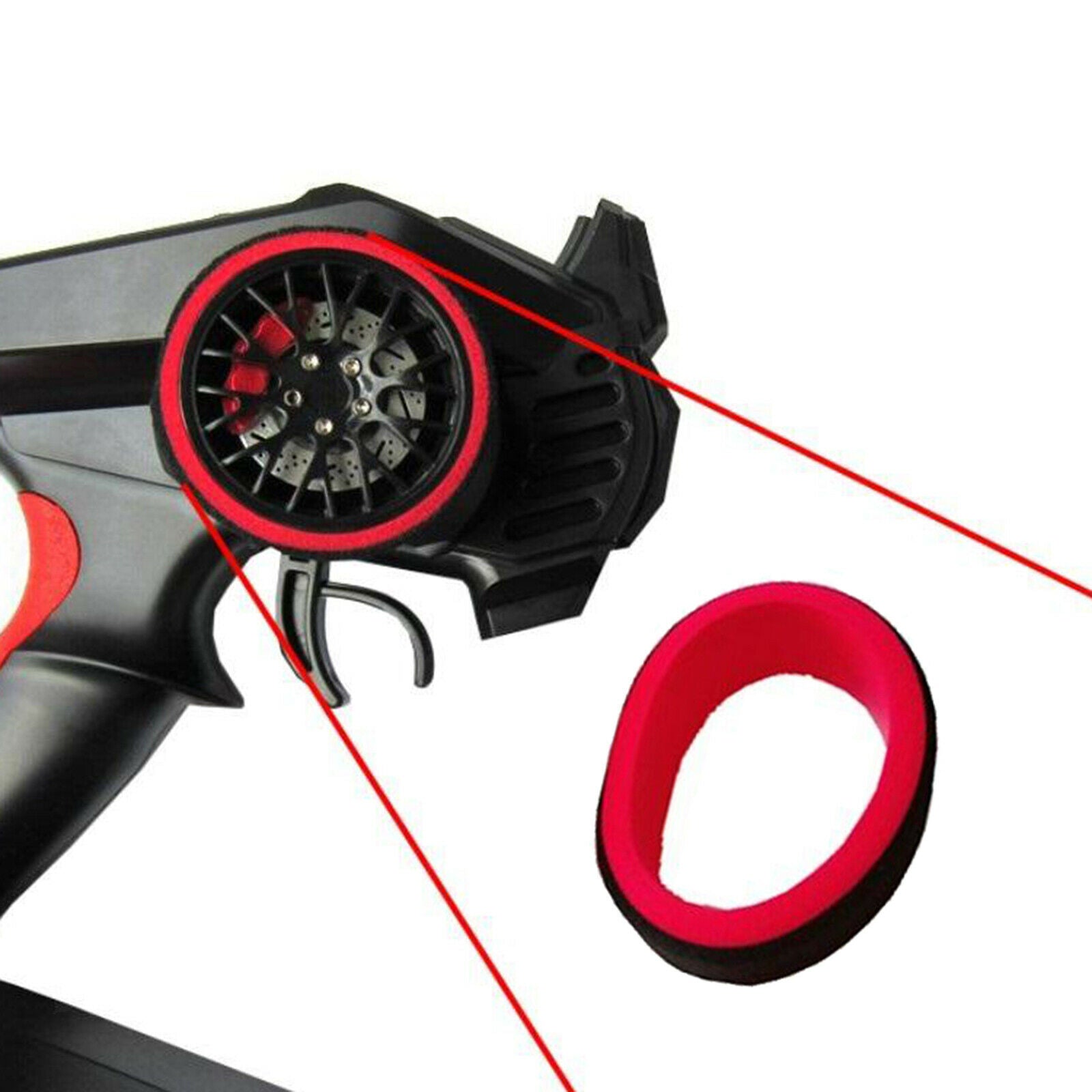 Universal RC Transmitter Steering Wheel Grip Hand Wheel Sponge Parts Accessories