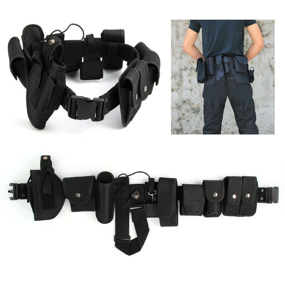 Hunting Training Security Guard Equipment Pouch Pack Belt with Bags Holster