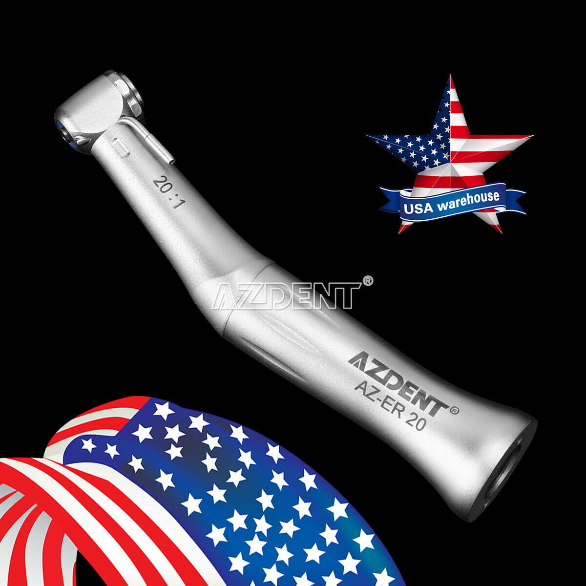 Dental Implant Contra Angle Handpiece AZ-ER Reduction 20:1 Surgical Button type