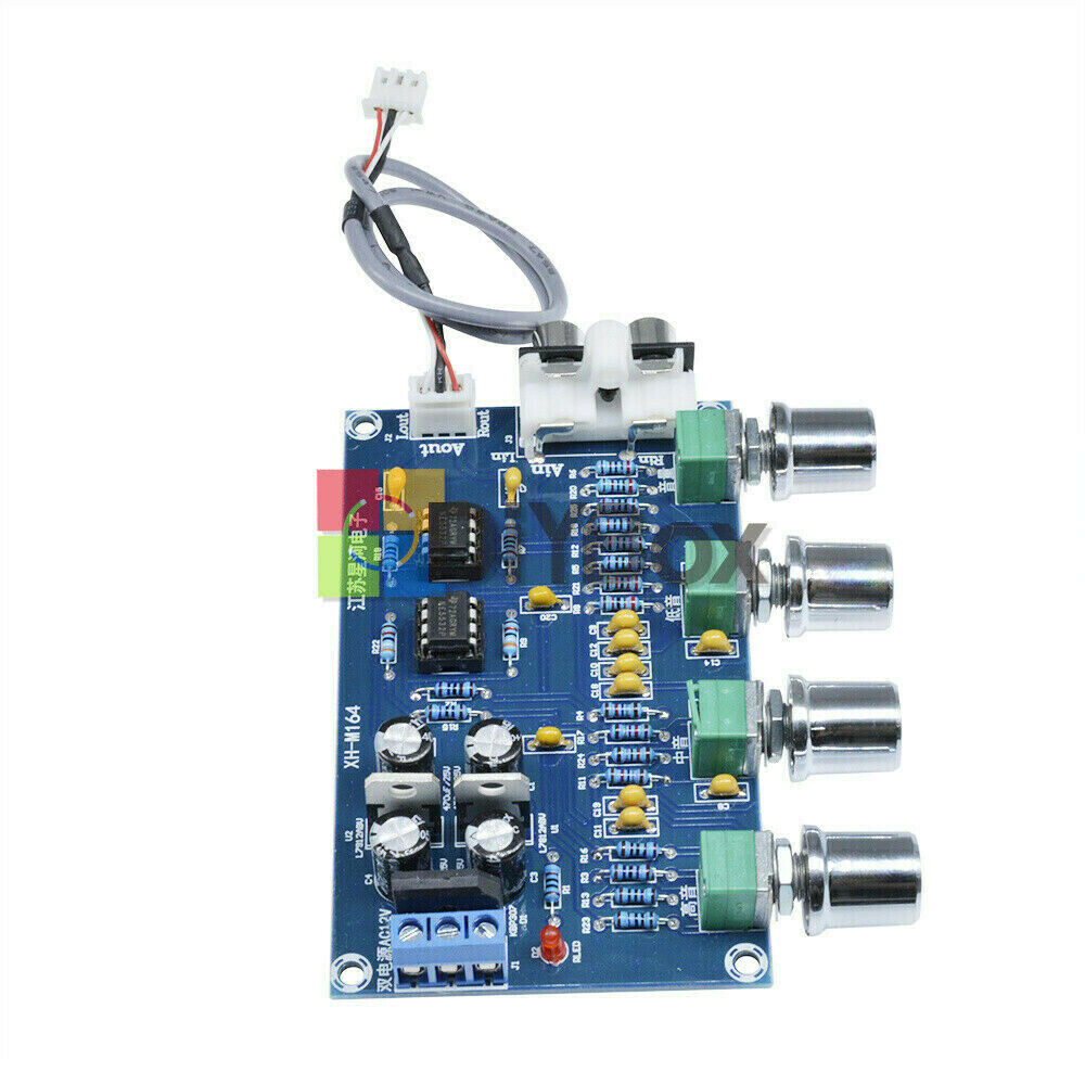 12V 2.0 preamp Stereo HIFI NE5532 Tone Board Preamplifier Dual op amp