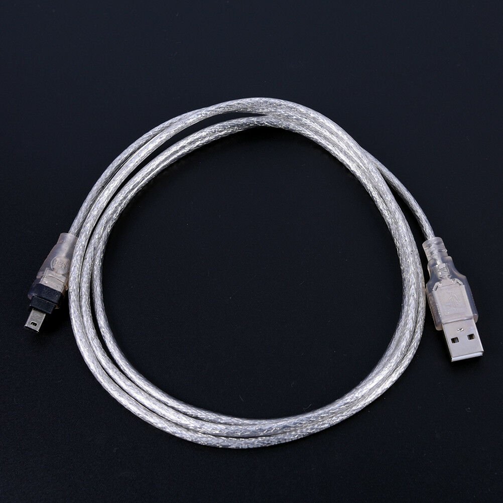 4ft USB 2.0 Male To Firewire iEEE 1394 4 Pin Male iLink Adapter Cable Cor.l8
