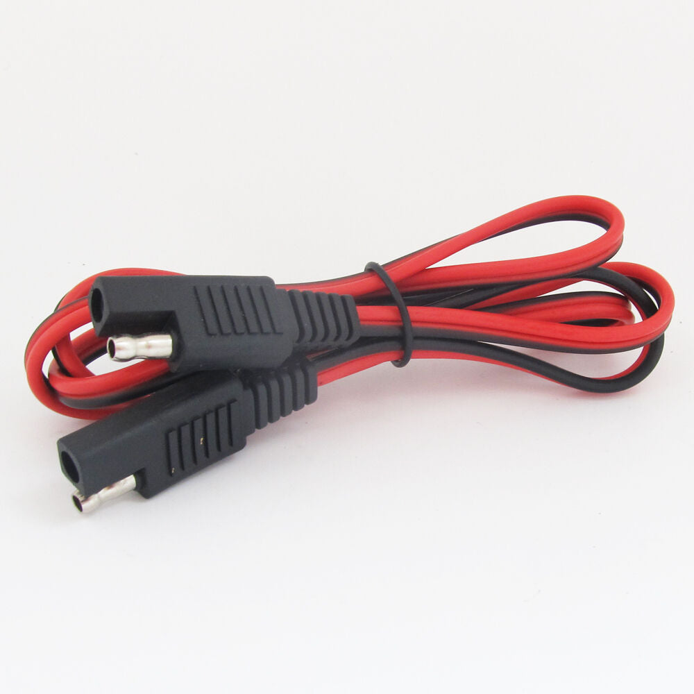 1pc 1M/3.3FT SAE to SAE DC Power Automotive Cable 18AWG for Cigarette Cable