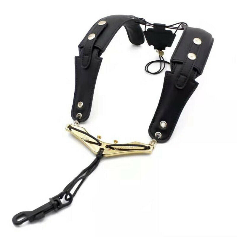 Premium Saxophone Shoulder Strap Alto / Tenor / Soprano Sax Strap Holder Set