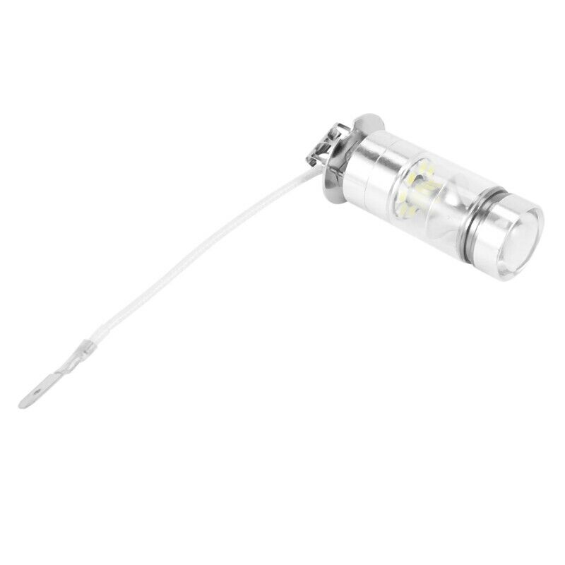 2Pcs 6000K White LED H3 100W 2323 Car Fog Light Bulb DRL E4P5