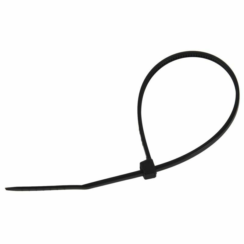 100 x 2.5mmx150mm Self-Lock Electric Cable Zip Cord Fixed Cable Ties Black D9C7