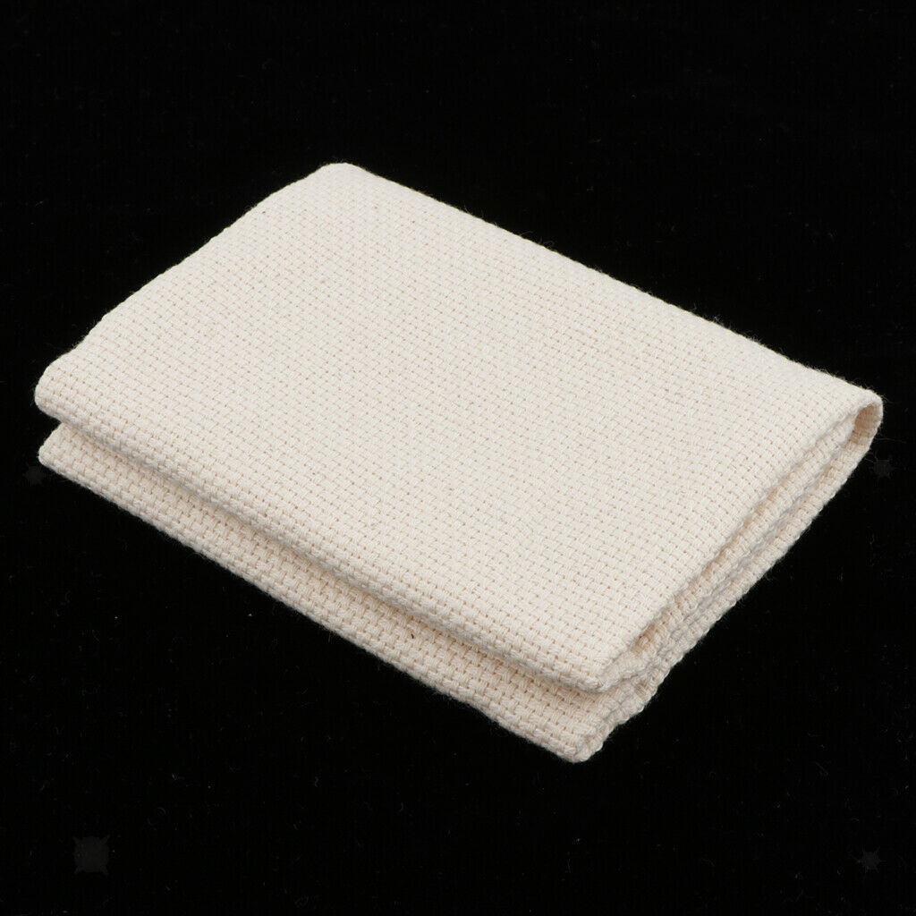Cotton Monk's Aida Cloth for Embroidery/Rug Hooking/Punch Needling 39x39cm