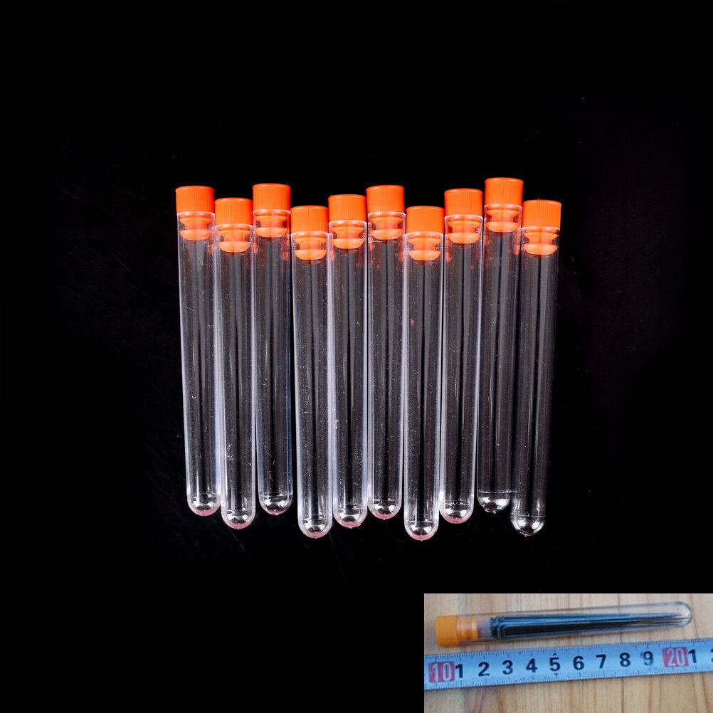 10PCS Plastic Storage Bottle Felting Needle Container Transparent Holder H Rf