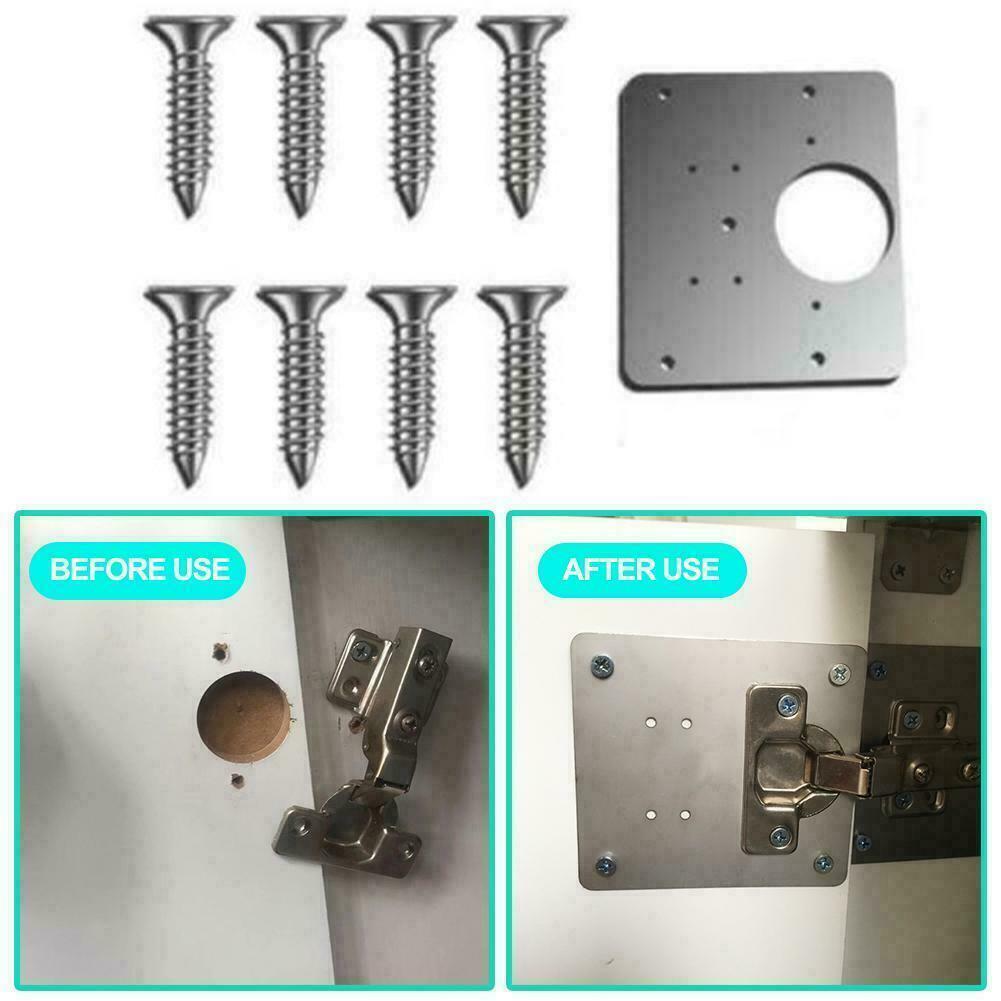 Repair Plate For Cabinet Furniture Drawer Window Steel Plate Household new
