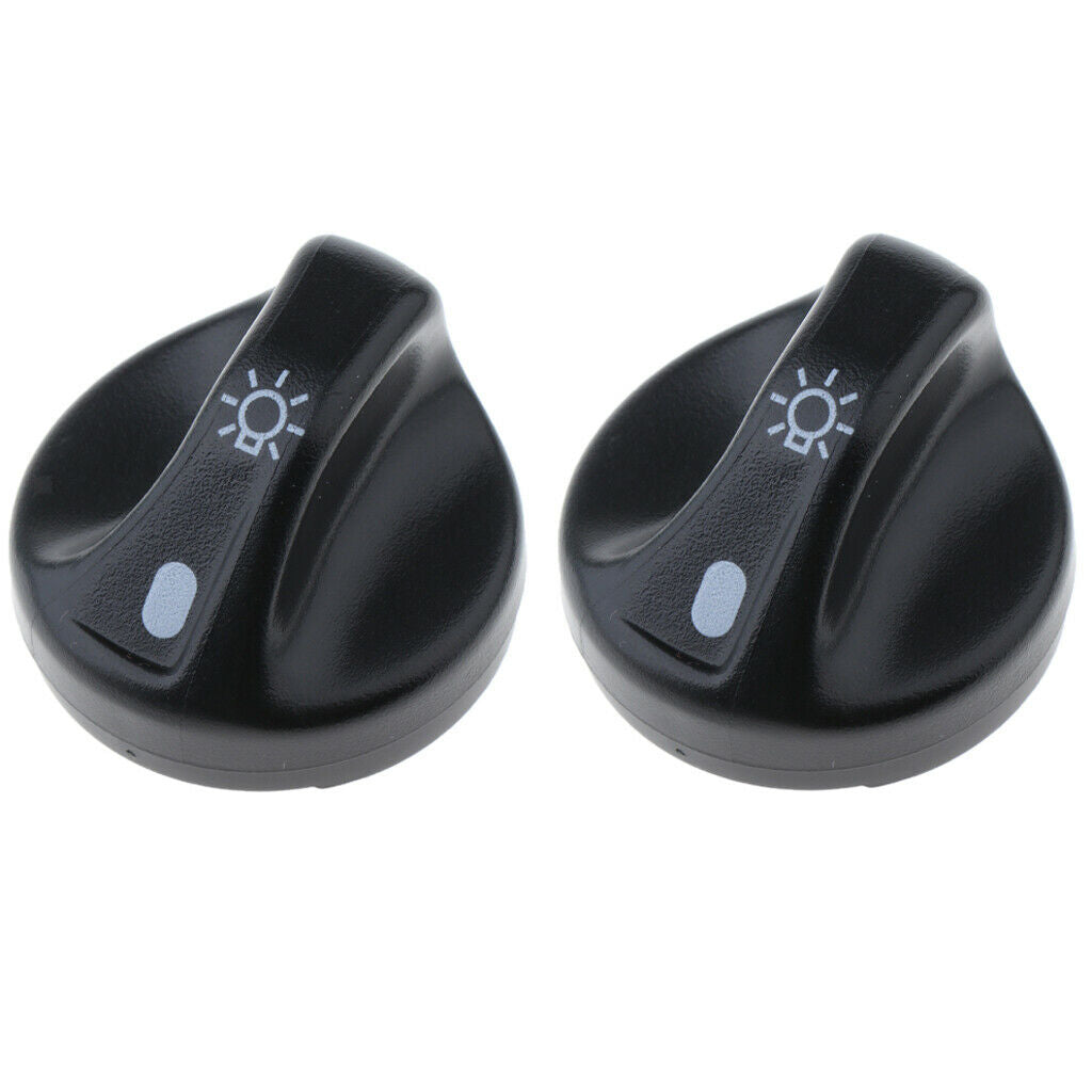 2pcs Head Light Head Lamp Switch Knob Ford F-150 1997-03,F-150 Heritage 2004