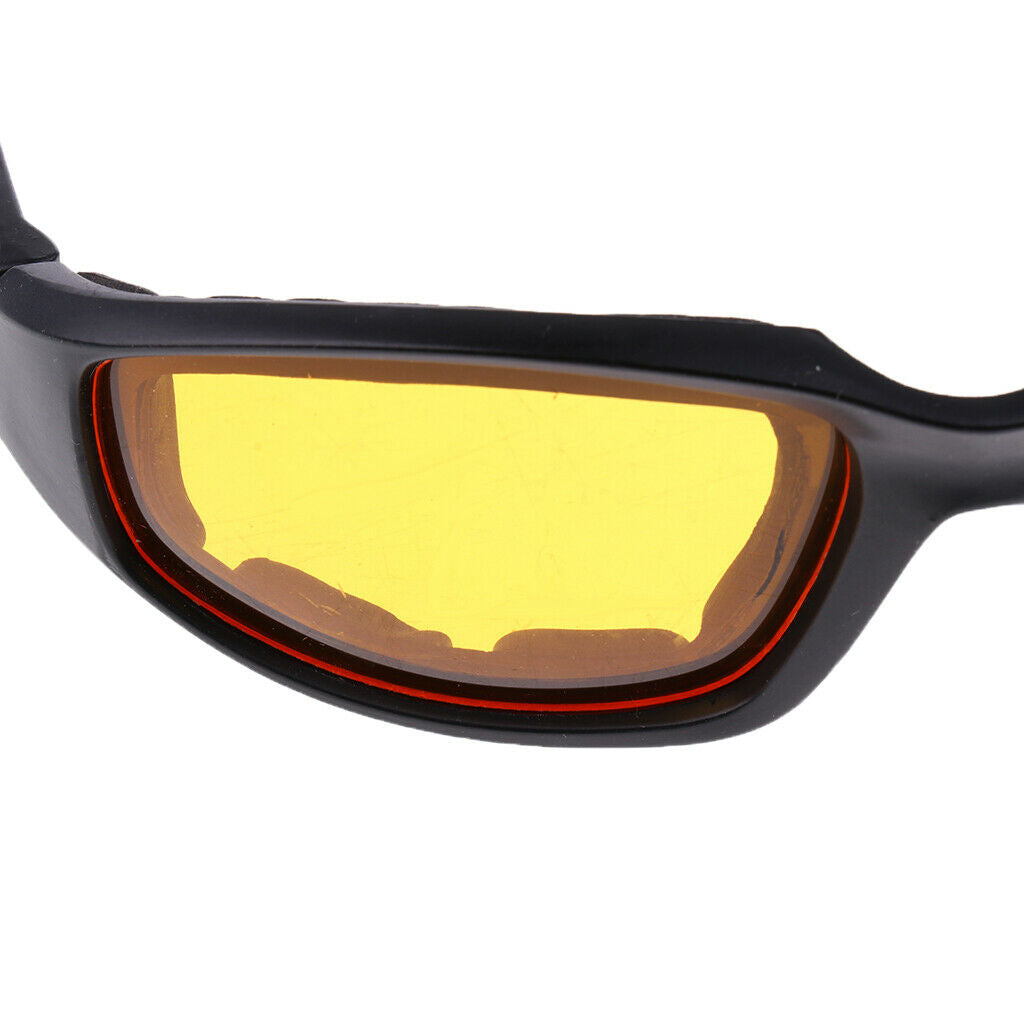 Sunglasses Bike Goggles Motorcycle Motocross Ski Sknowboard Goggles Yellow