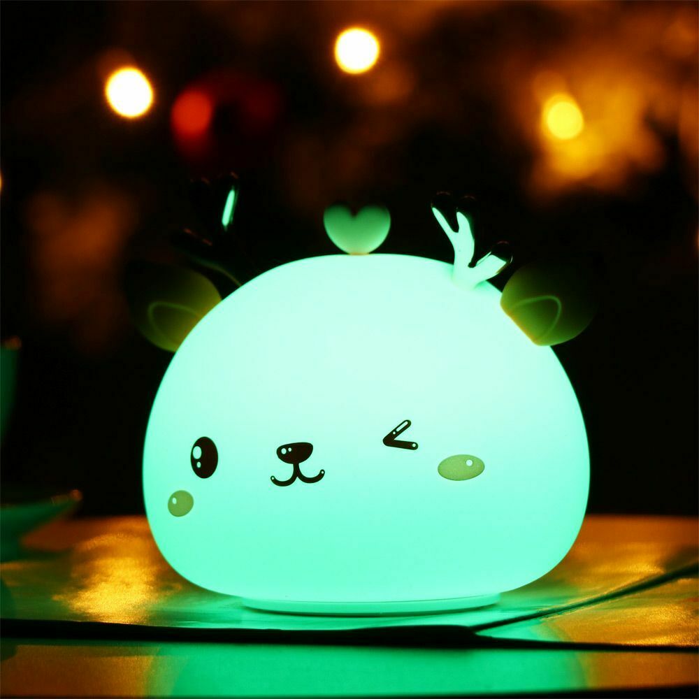 Gift For Kids Children Baby LED Light Bedroom Lamp Night Light Table Lamp