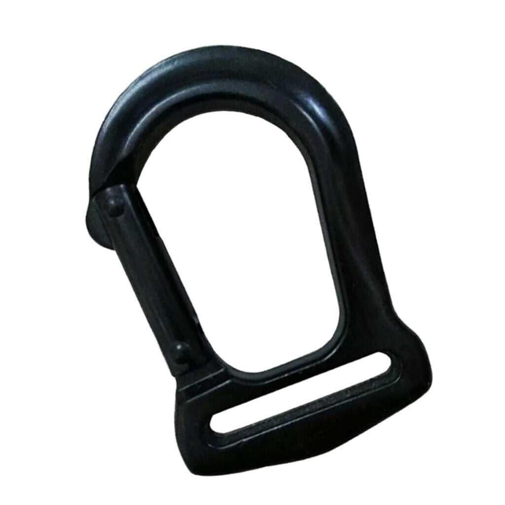 Outdoor Snap Hook Spring Gate Sling Clip Quick Release Webbing Strap Buckle