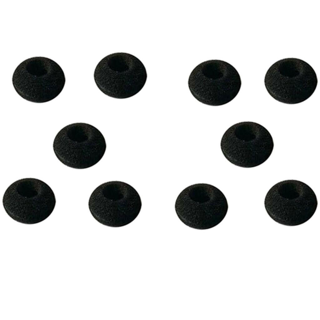 10 Pcs Foam Replacement Ear Buds Tips For Plantronics Headset