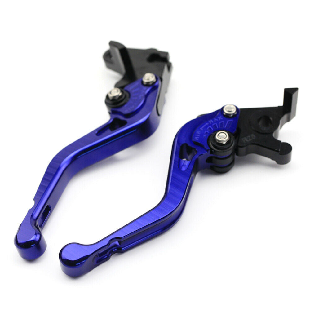 For Yamaha YZF-R3 R25 2014-2021 Short Clutch Brake Levers Blue CNC Adjustable