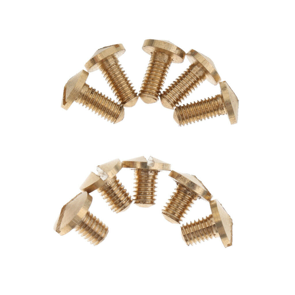 10 Pieces Saxophone Screws for Alto Tenor Soprano Spare Parts 6, 9mm