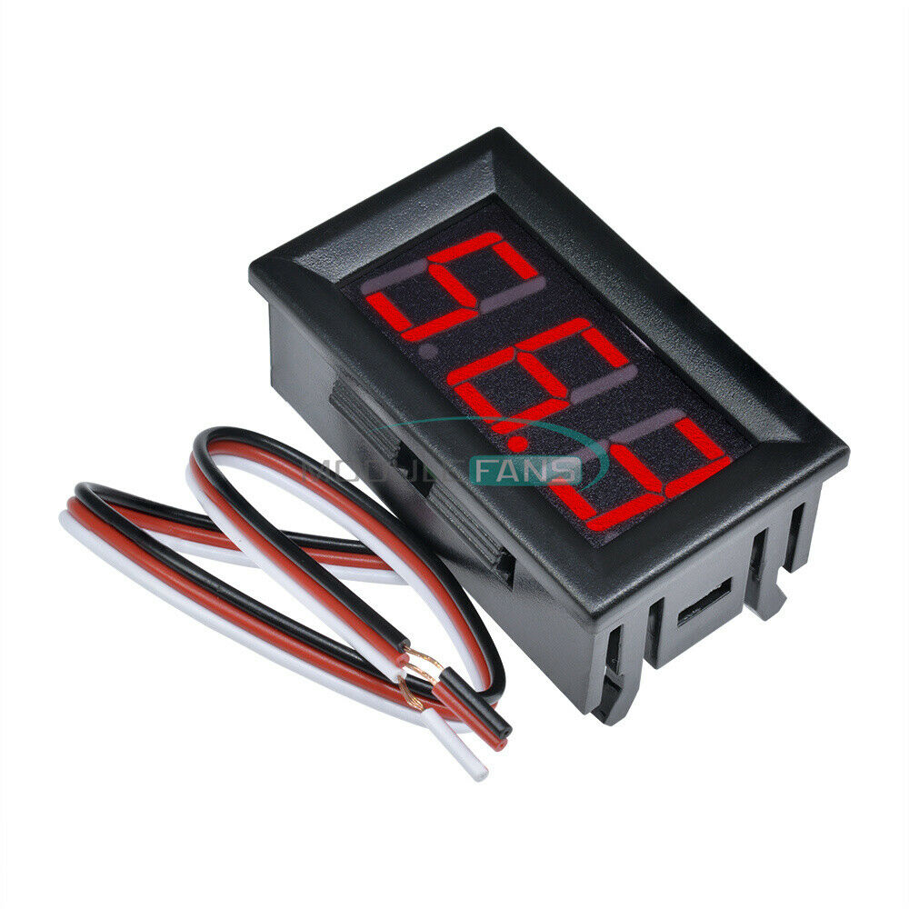 DC 0V to 99.9V Red LED Panel Meter Mini Digital Voltmeter Tester
