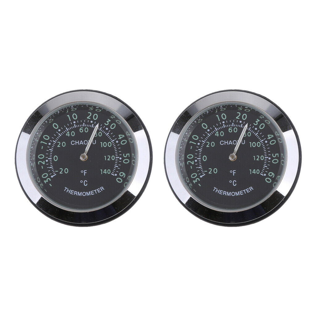 Car Dashboard Thermometer - Mini Vehicle Thermometer Decoration Decor Temp