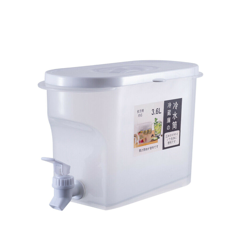 3.6L Cold Kettle for Fruit Tea Beverage Ice Tea Pitcher with Faucet BPA Free